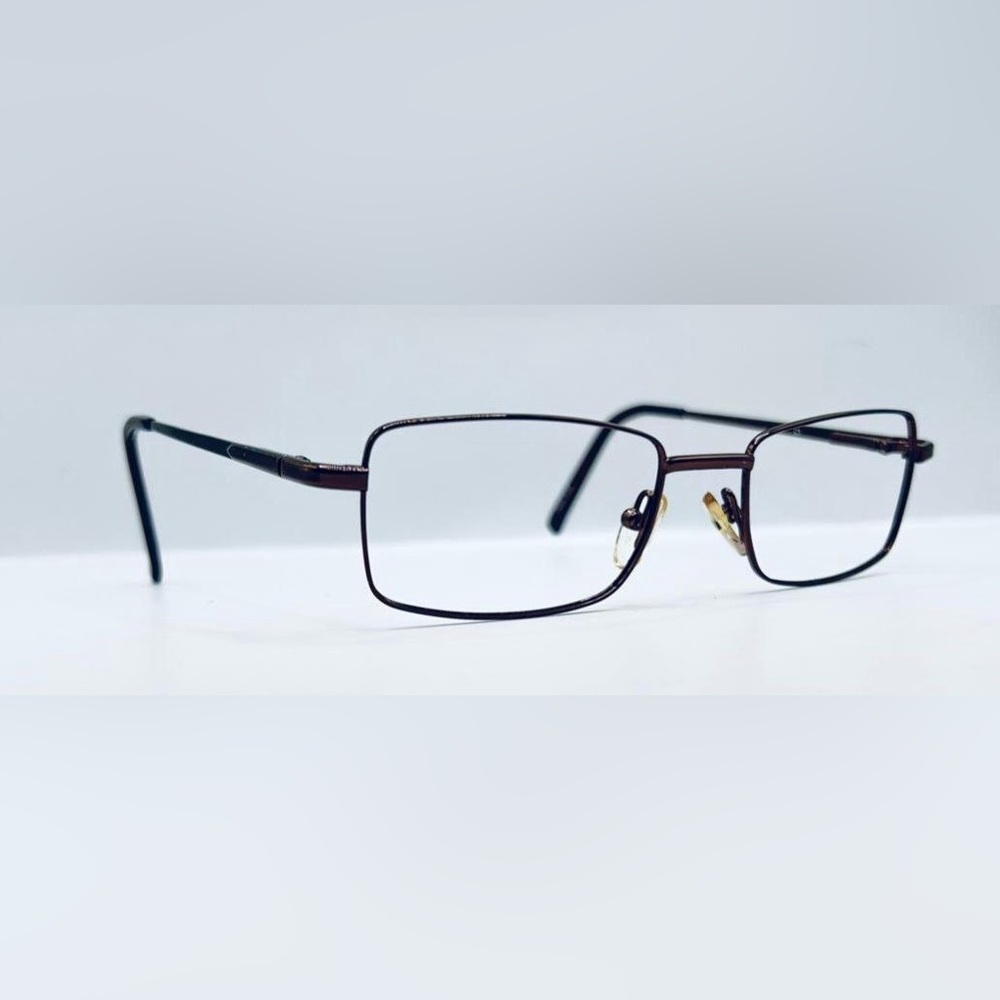 Firenza #103 Brown Rectangular Sunglasses Frames Only